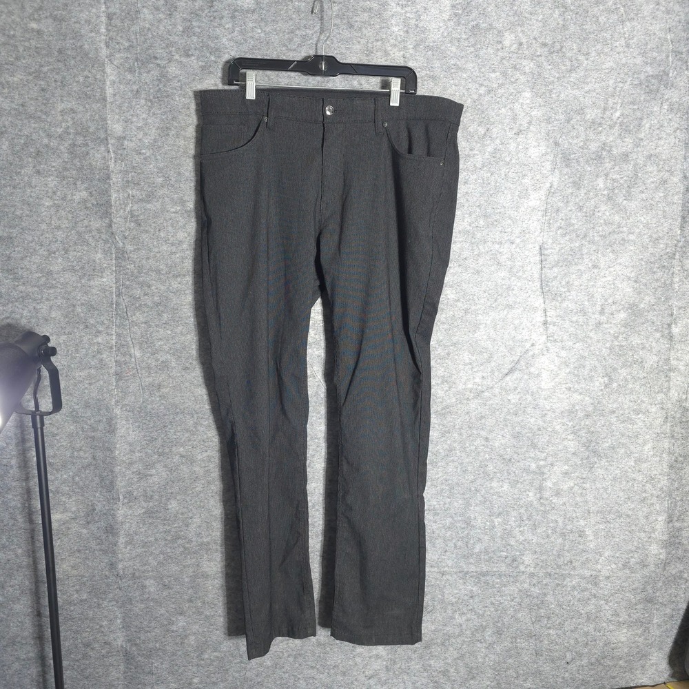 Urban Star Relaxed Straight Pants Mens 38x32 Gray Stretch Rayon Blend 1795258